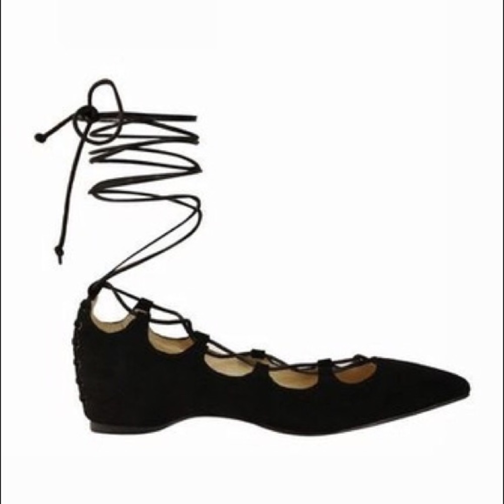 Jessica Buurman Beryl lace up flats